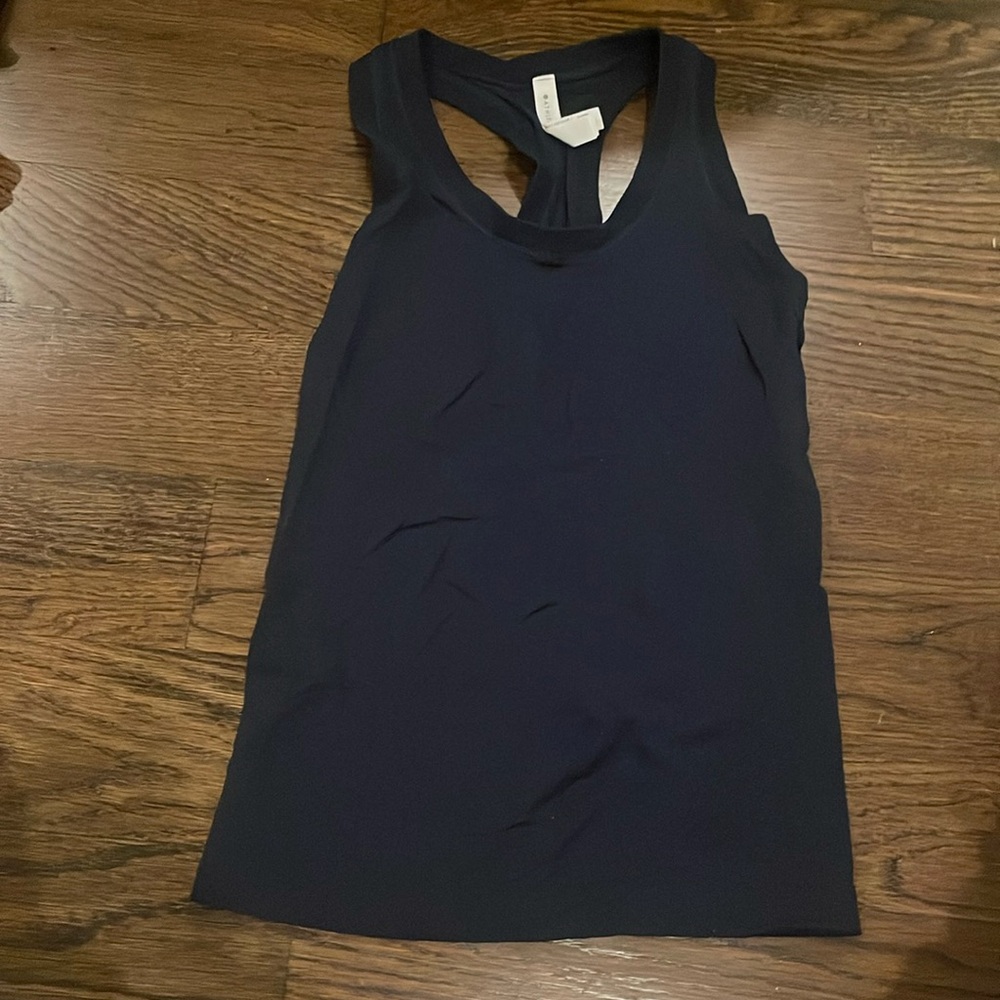 Navy Athleta momentum seamless tank
